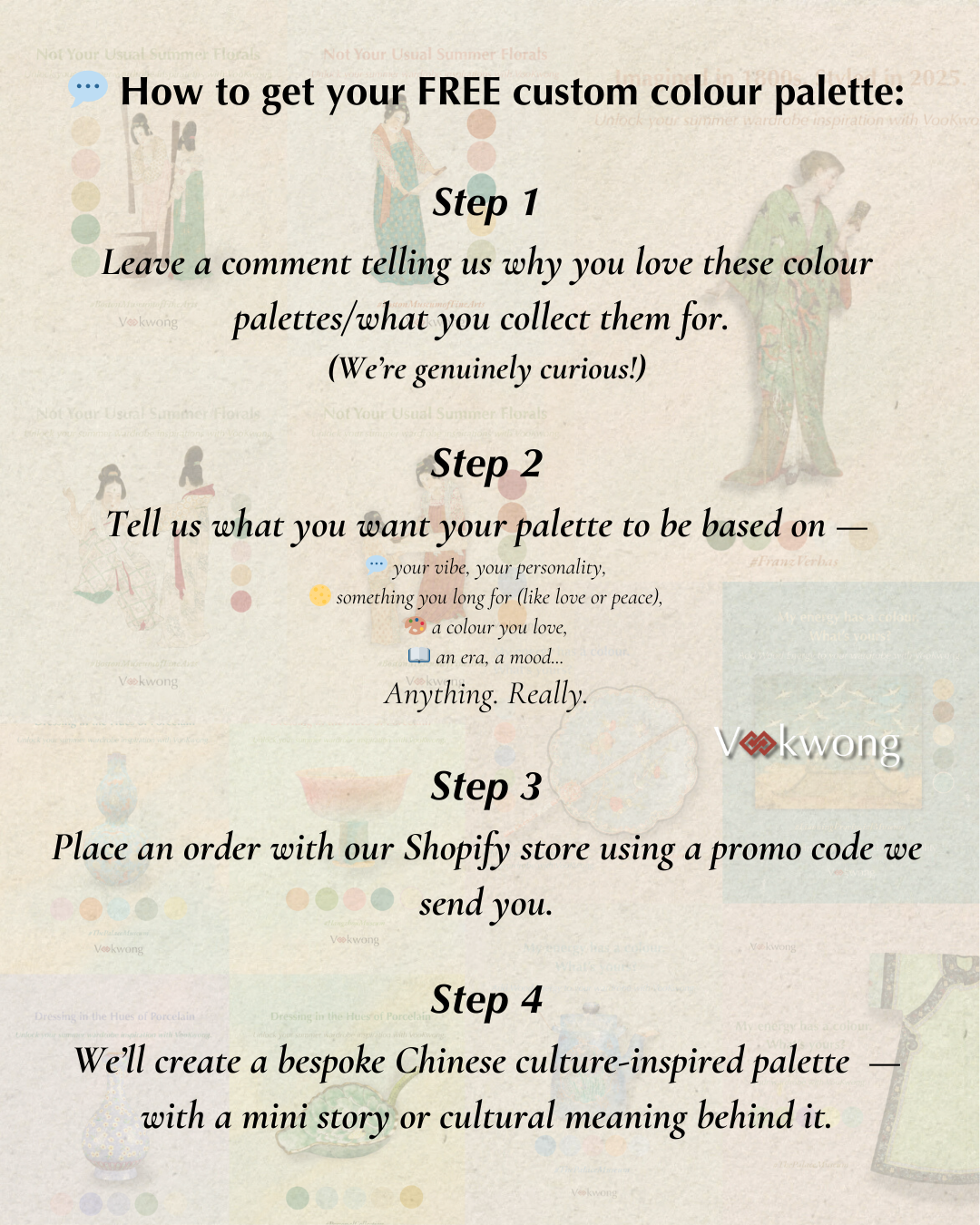 Limited Time Offer | Bespoke Colour Palette