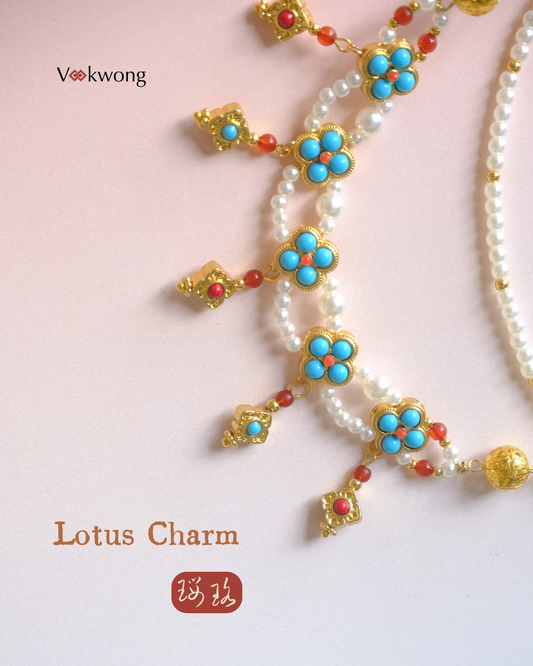 Lotus Charm | Strand Choker