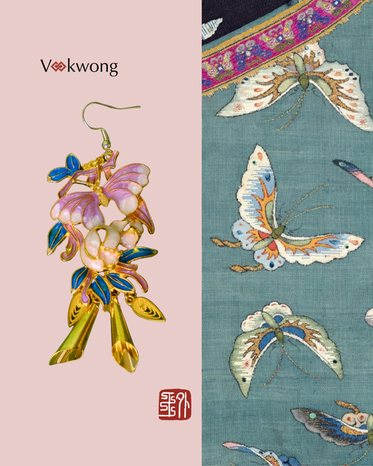 Fluttering Fragrance | Butterfly Statement Earrings