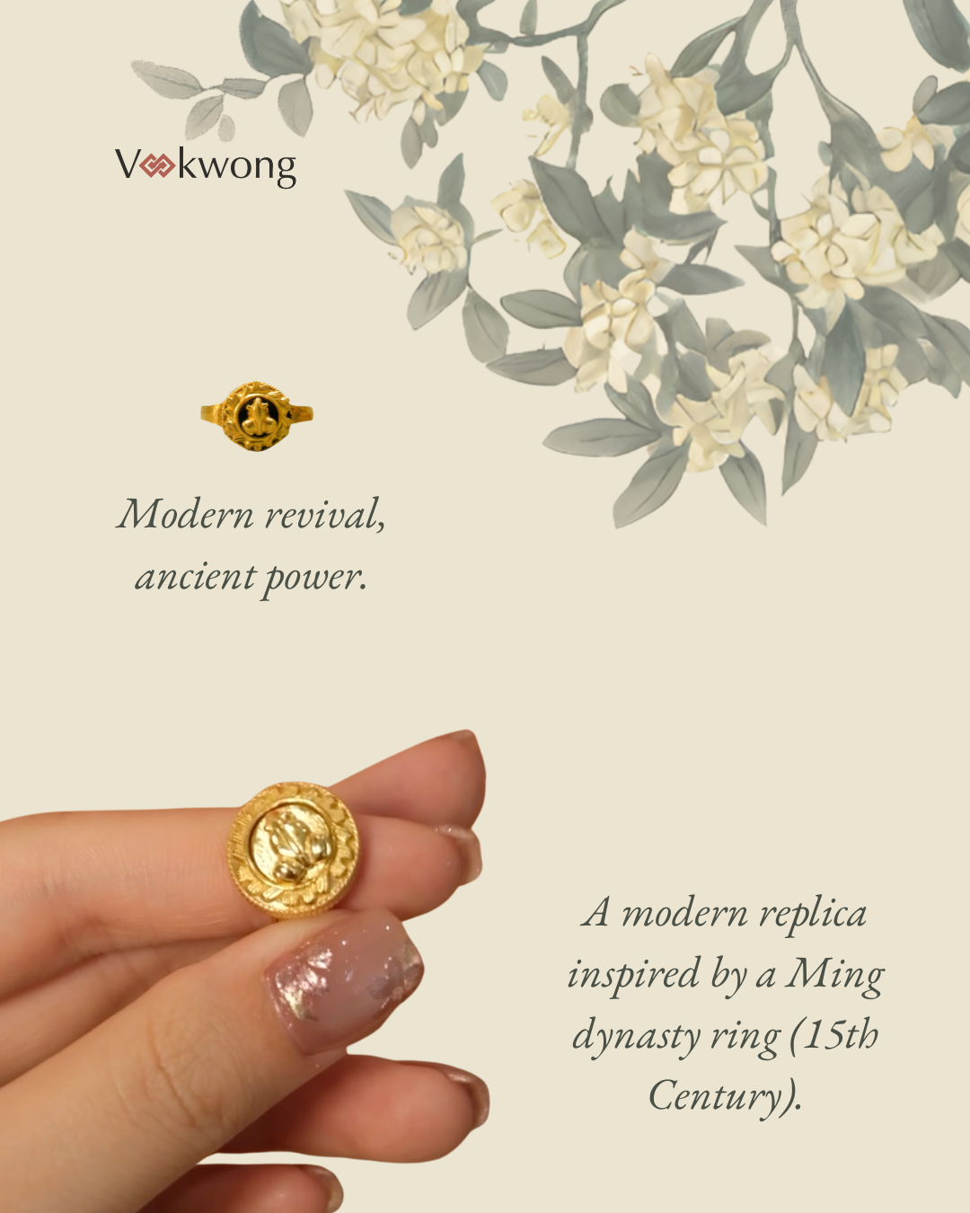 Lucky Toad | Gilded Rotatable Toad Ring