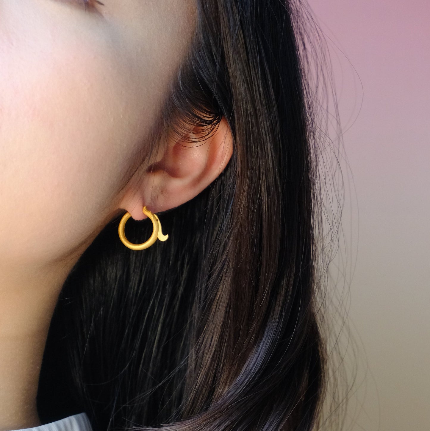 Piggy Draggie | Gilded Totem Inspired Earrings