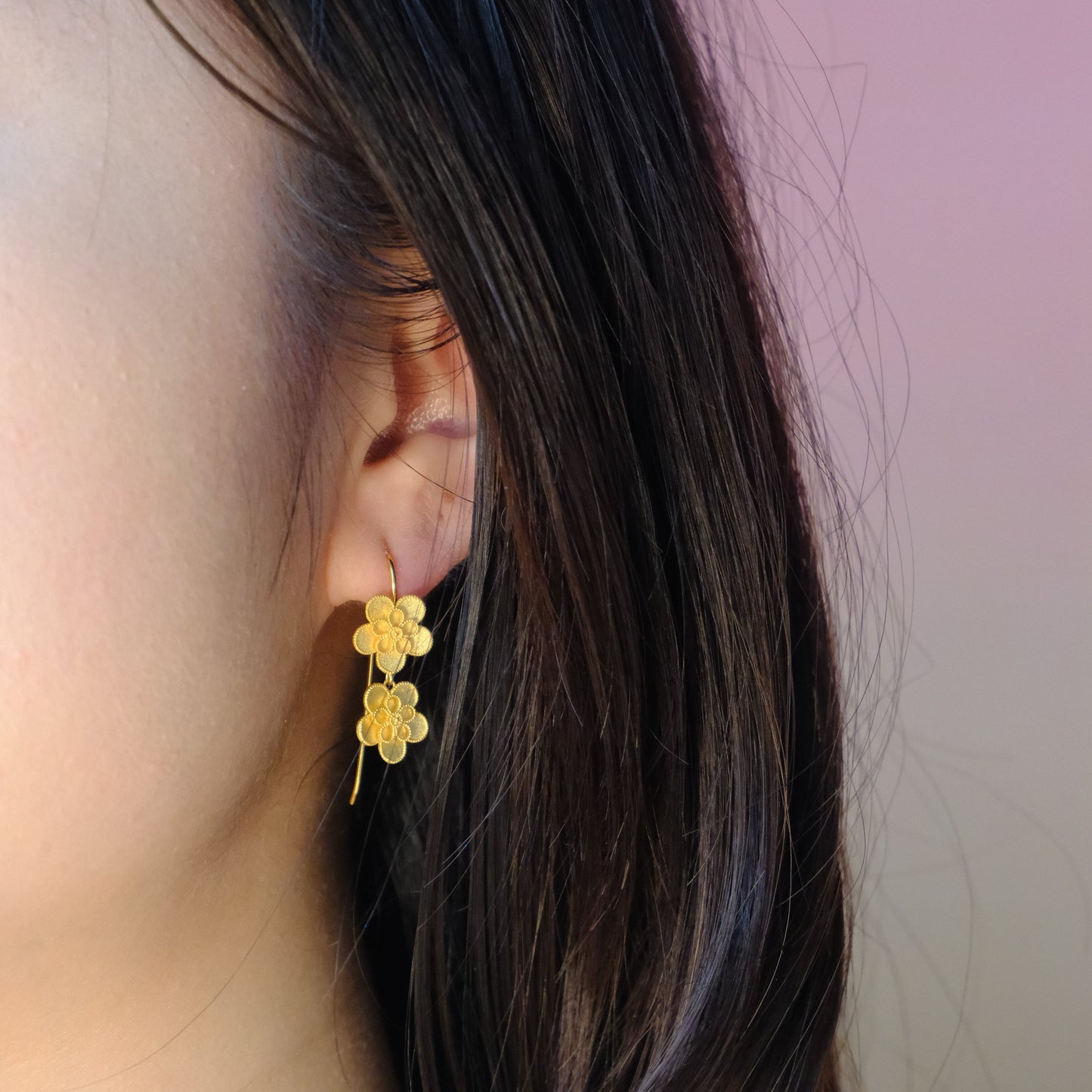 Duet Wintersong | Gilded Plum-blossom Earrings